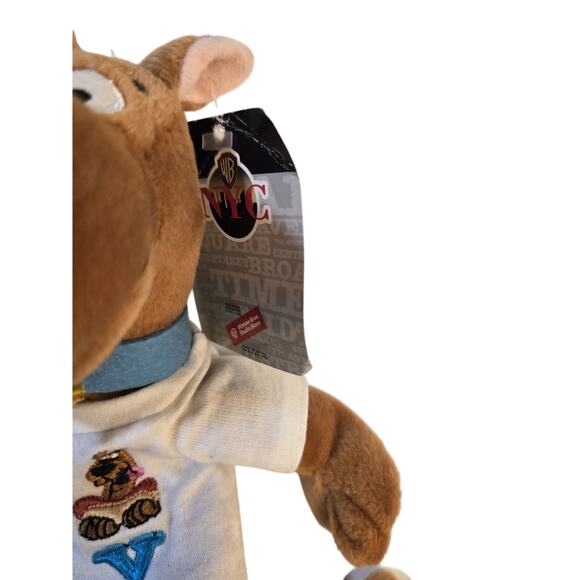 Scooby-Doo 1998 Bean Bag Plush Figure I Love New York Warner Brothers Store NYC - Picture 3 of 6